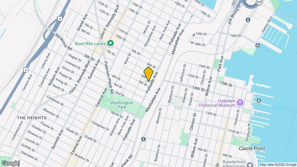 505 Palisade Ave Map and Location Details