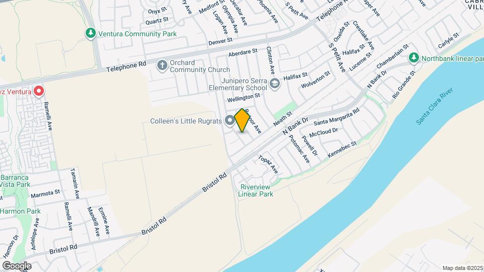 1670 Cardigan Ave Map and Location Details