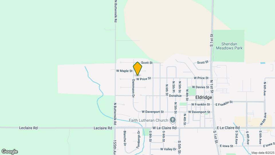 1050 W Price St Map and Location Details