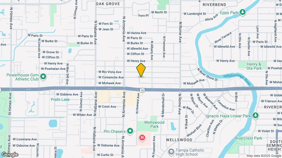 2118 W Comanche Ave Map and Location Details