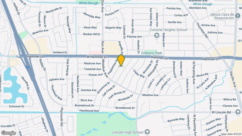 7720 Rosewood Dr Mapa y Detalles de la Ubicación