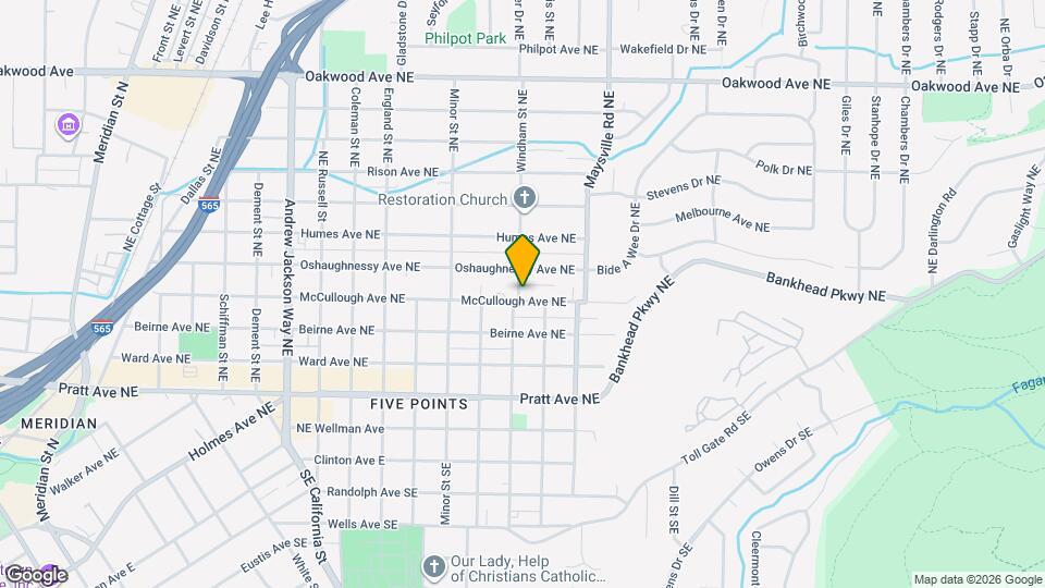 1507 McCullough Ave NE Map and Location Details