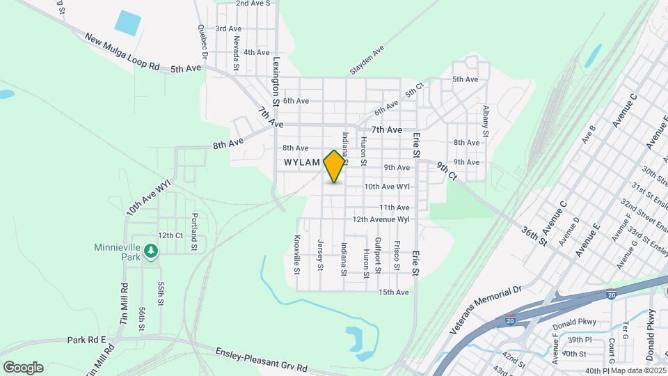 916 Indiana St Map and Location Details