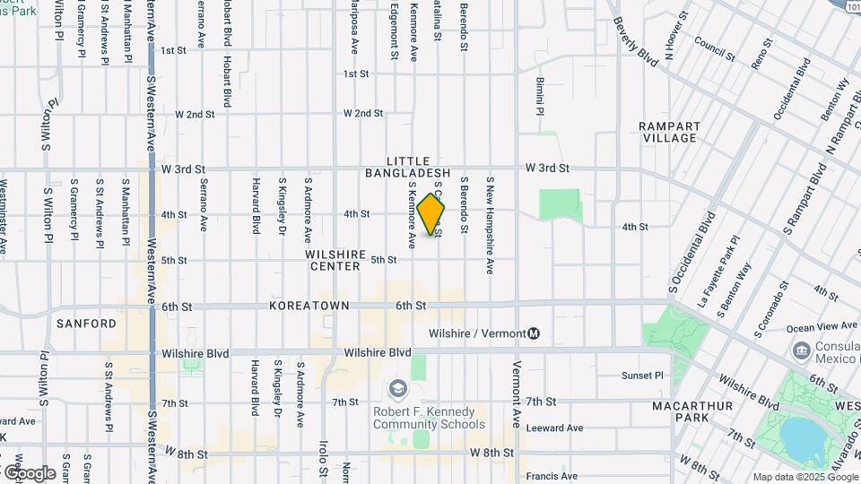 439 S Catalina St Mapa y Detalles de la Ubicación