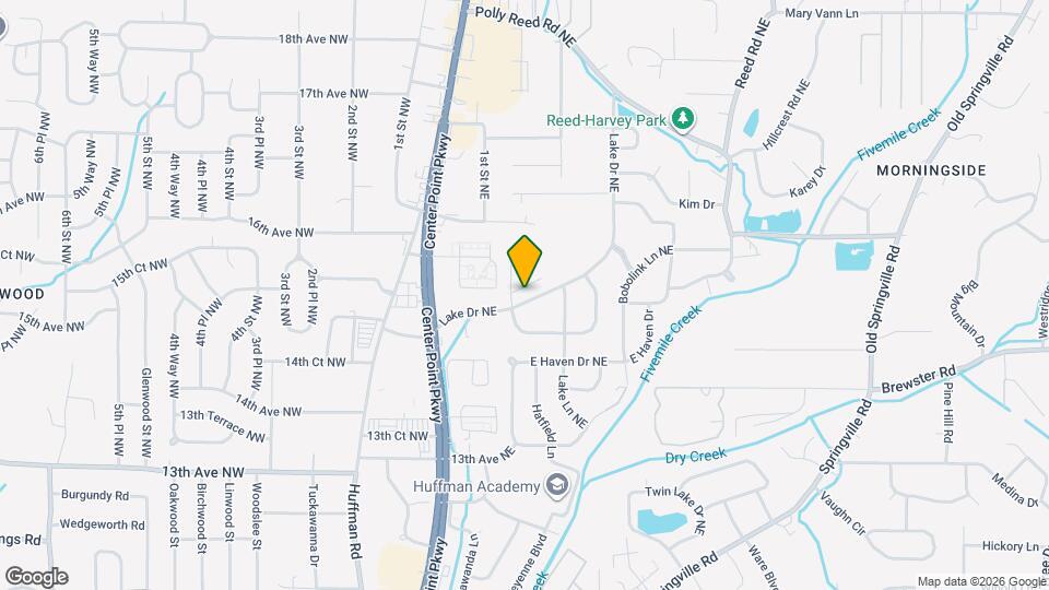 1709 Lake Park Cir Map and Location Details