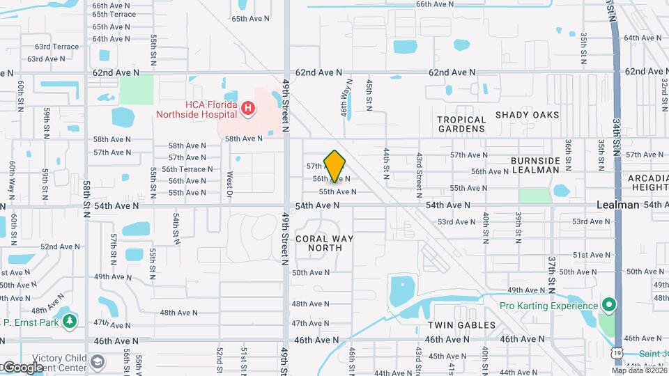 4697 55th Ave N Map and Location Details