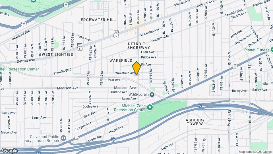 1946 W 65th St Mapa y Detalles de la Ubicación