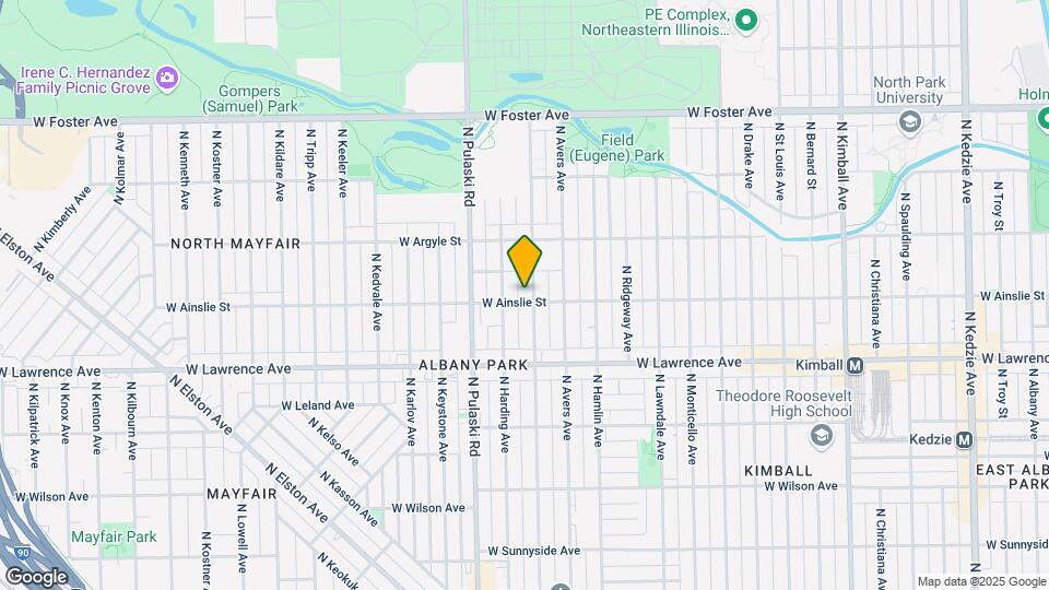 4900 N Springfield Ave Map and Location Details