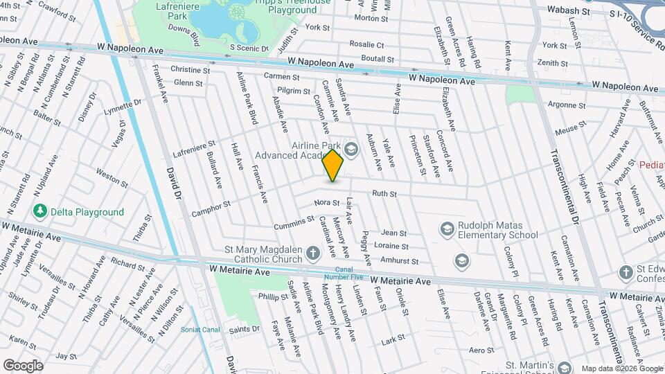 6301 Ruth St Map and Location Details