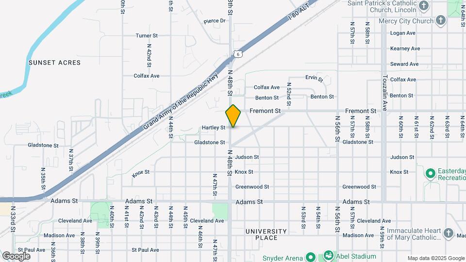 3444 N 48th St Map and Location Details