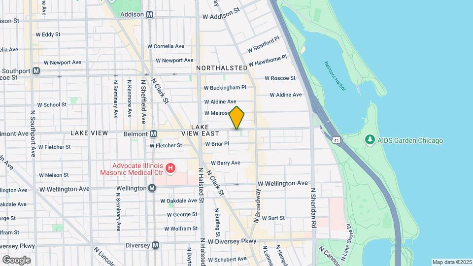 643 W Belmont Ave, Unit M07B Map and Location Details