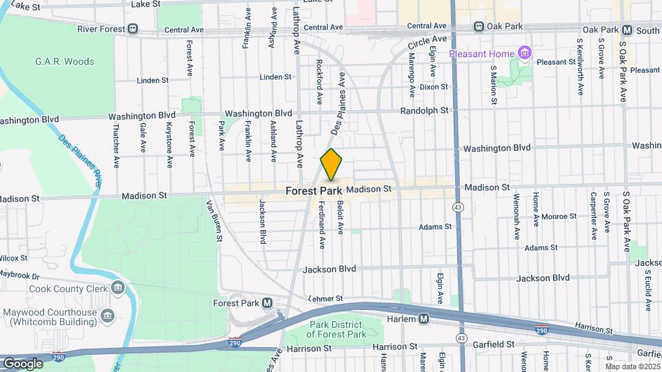 7509 Madison St Map and Location Details