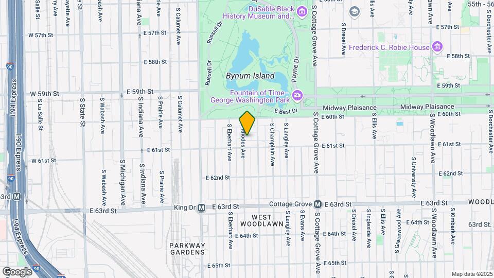 6045 S Rhodes Ave Mapa y Detalles de la Ubicación