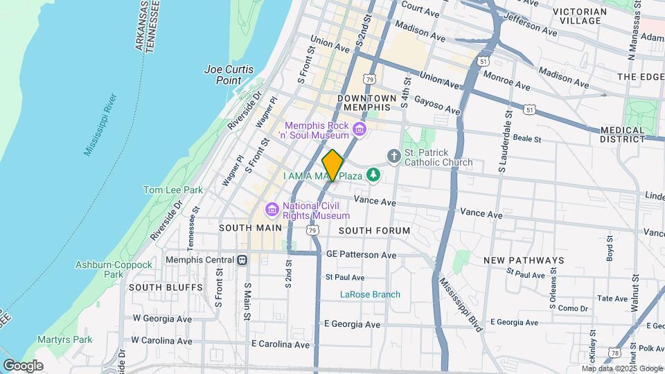 316 S BB King Blvd Mapa y Detalles de la Ubicación