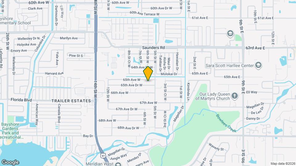515 65th Ave Dr W Map and Location Details