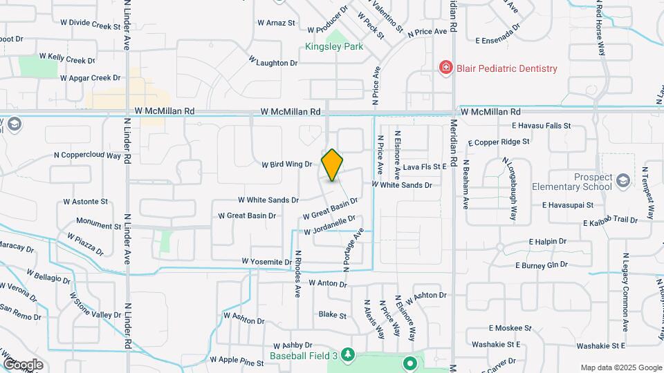 592 W White Sands Ct Map and Location Details