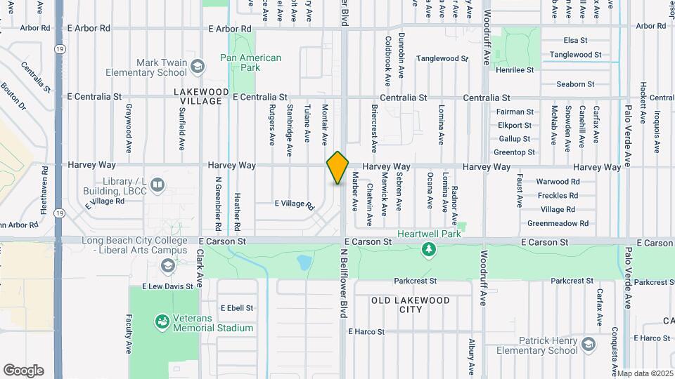 4219 N Bellflower Blvd Map and Location Details
