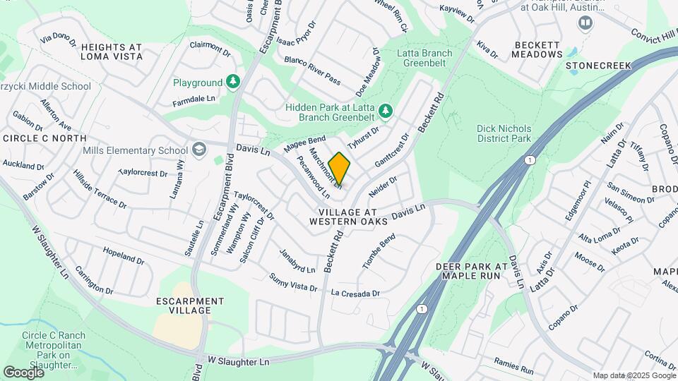 5703 Marchmont Ln Map and Location Details