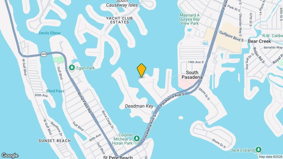 7920 Sun Island Dr S, Unit 102 Map and Location Details