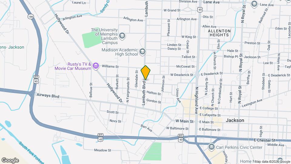 412 Lambuth Blvd Map and Location Details