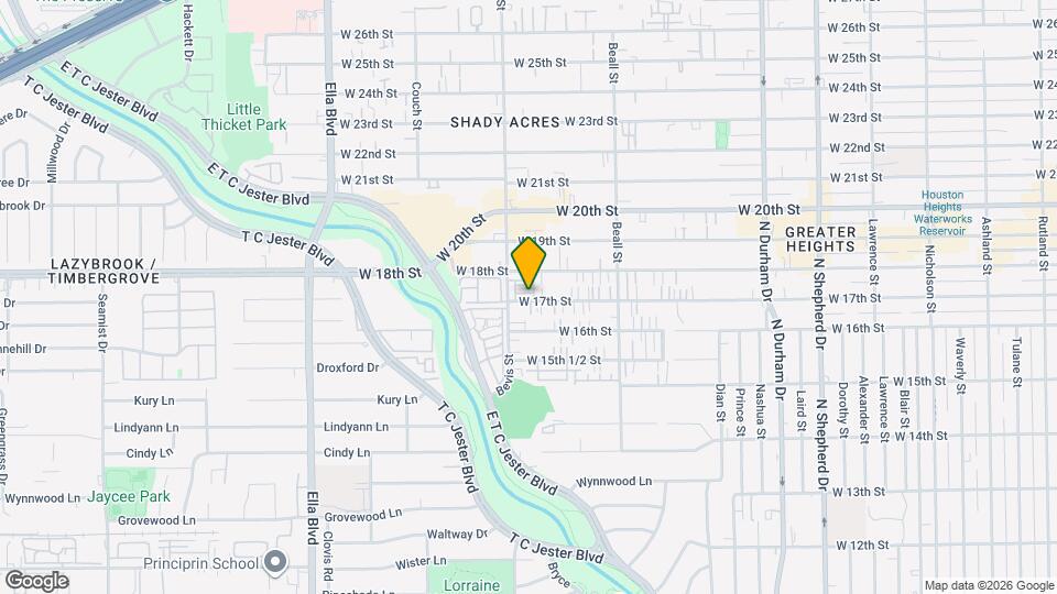 1273 W 17th St Map and Location Details