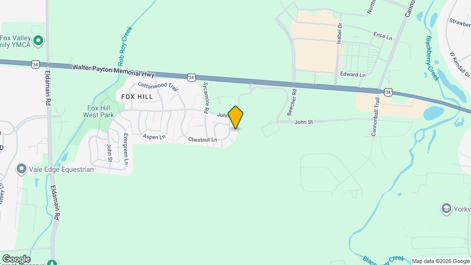 1325 Chestnut Ln Map and Location Details