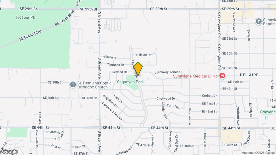 3301 Eastwood Cir Map and Location Details