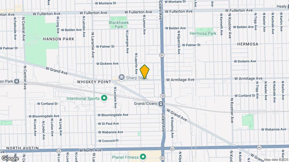 4865 W Armitage Ave Map and Location Details