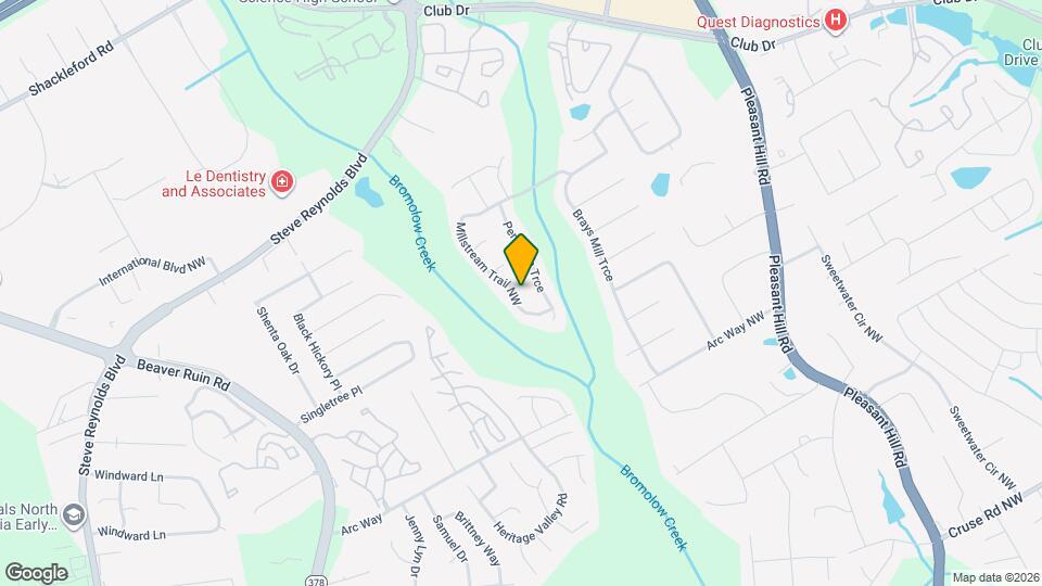 1259 Millstream Trail NW Map and Location Details