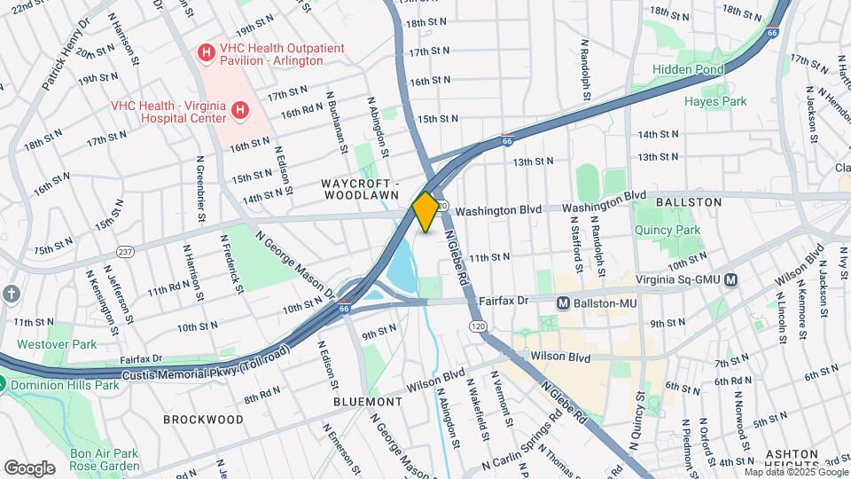 AVA Ballston Mapa y Detalles de la Ubicación