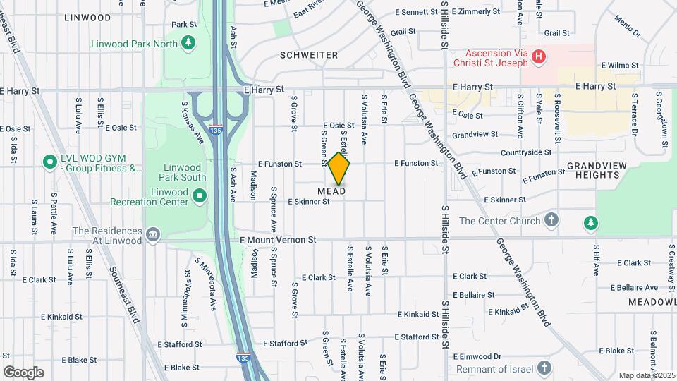 1843 S Estelle St Map and Location Details