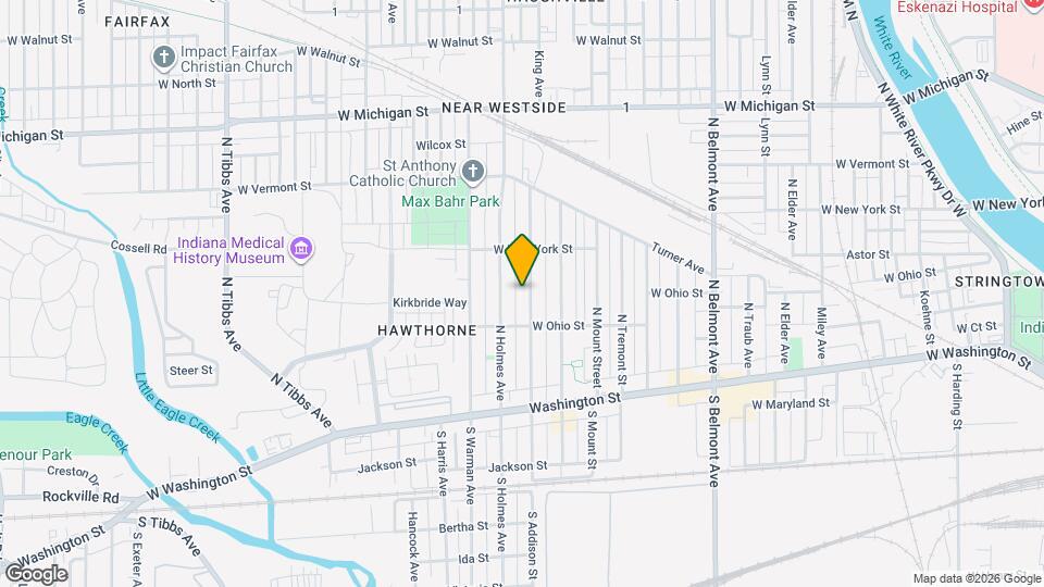 234 N Addison St Map and Location Details