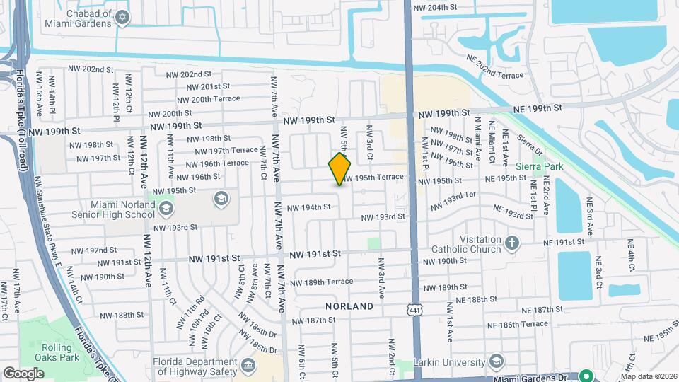 19451 NW 5th Ct Map and Location Details