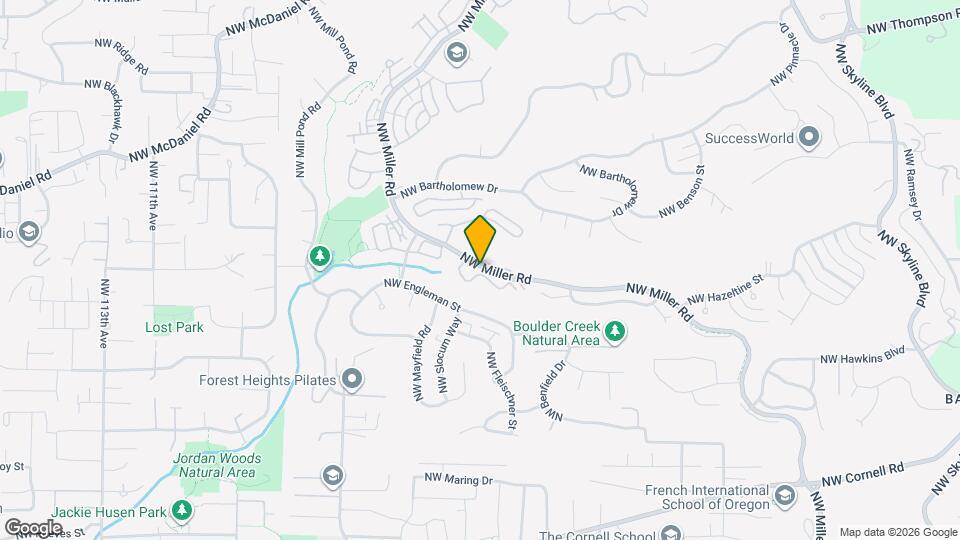 9613 NW Miller Hill Dr Map and Location Details
