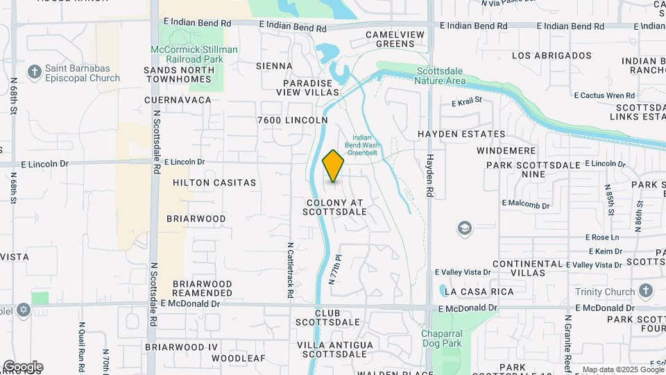 6430 N 77th Way Map and Location Details