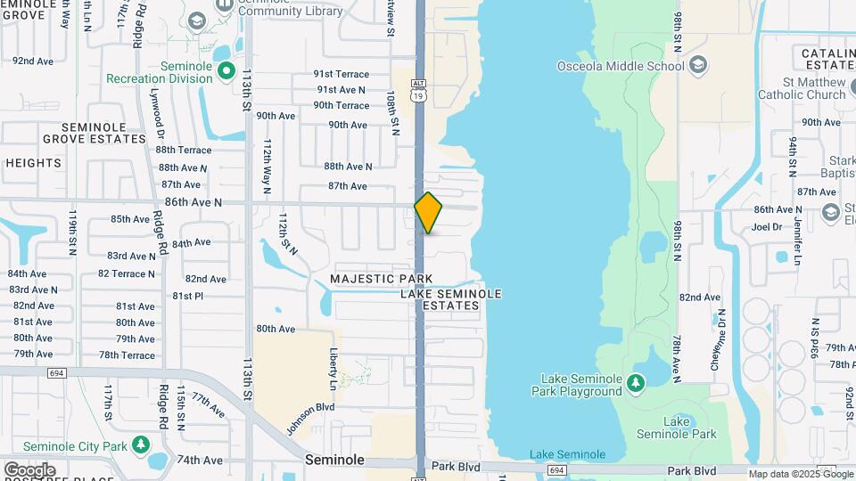 8423 Seminole Blvd Mapa y Detalles de la Ubicación
