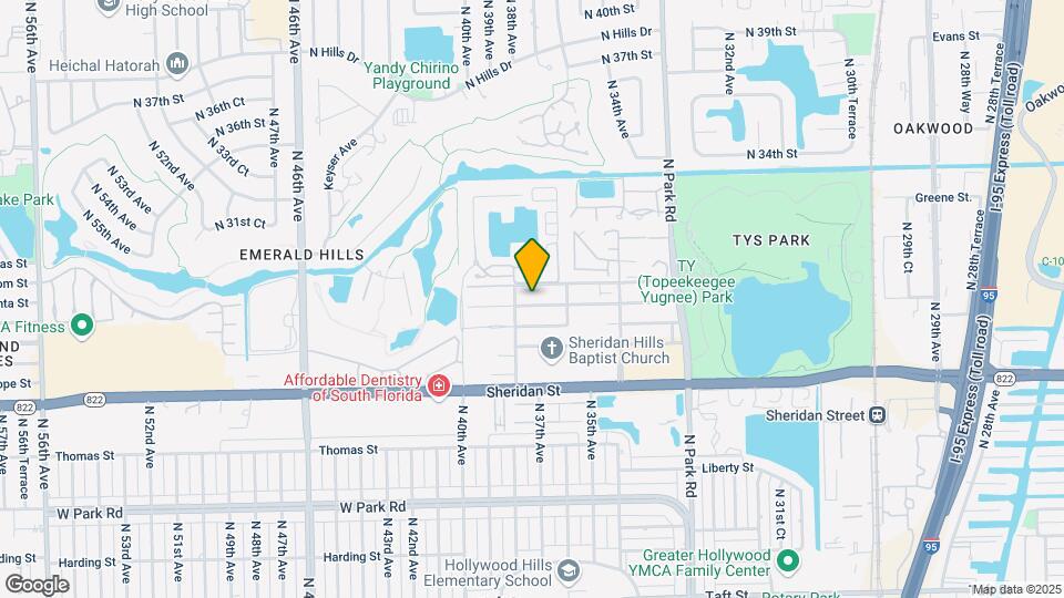 3721 Simms St Mapa y Detalles de la Ubicación