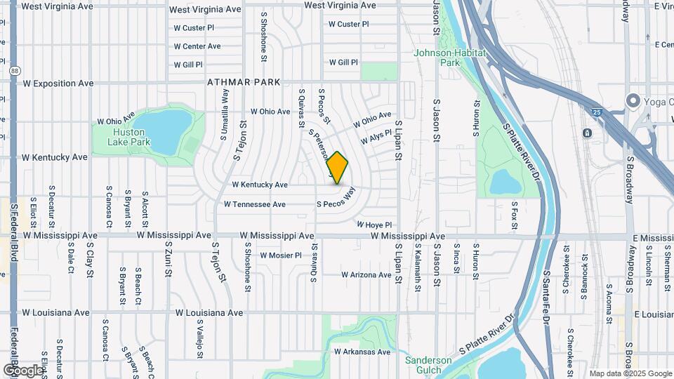 1608 W Kentucky Ave Map and Location Details