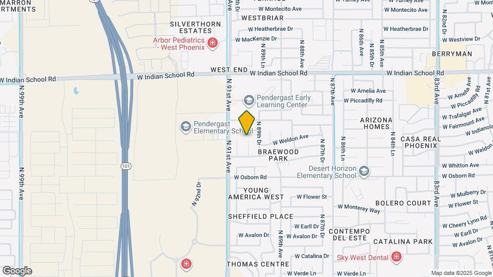 3638 N 90th Ave Map and Location Details