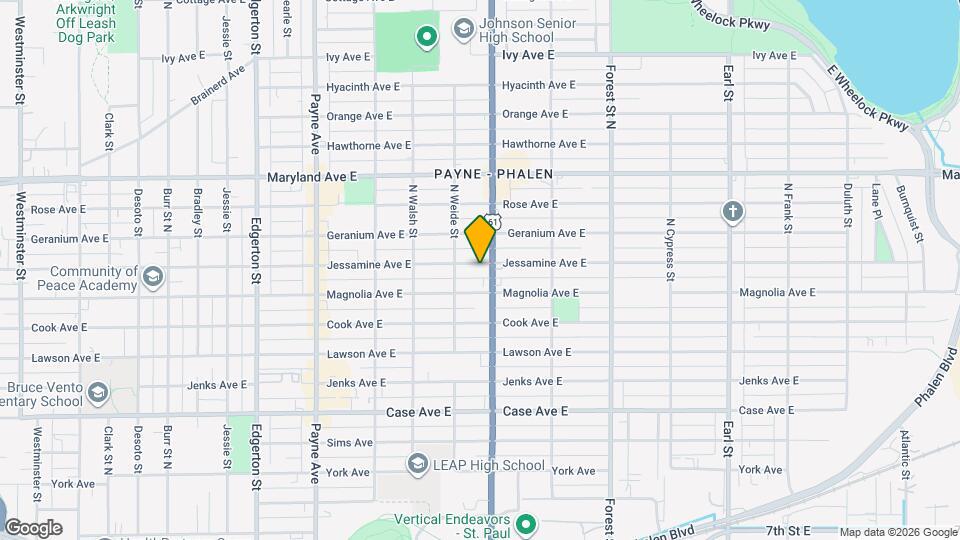 808 Jessamine Ave E Mapa y Detalles de la Ubicación