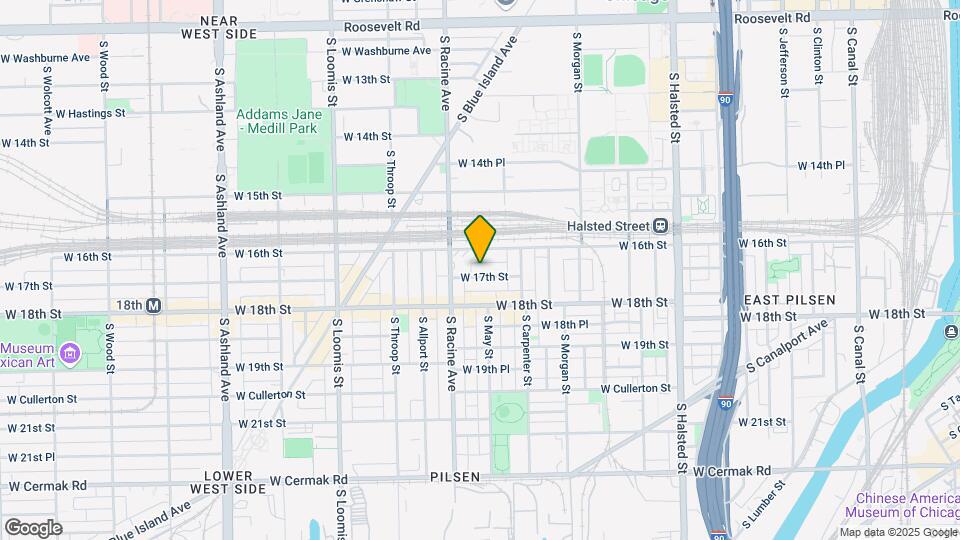 1144 W 17th St Map and Location Details