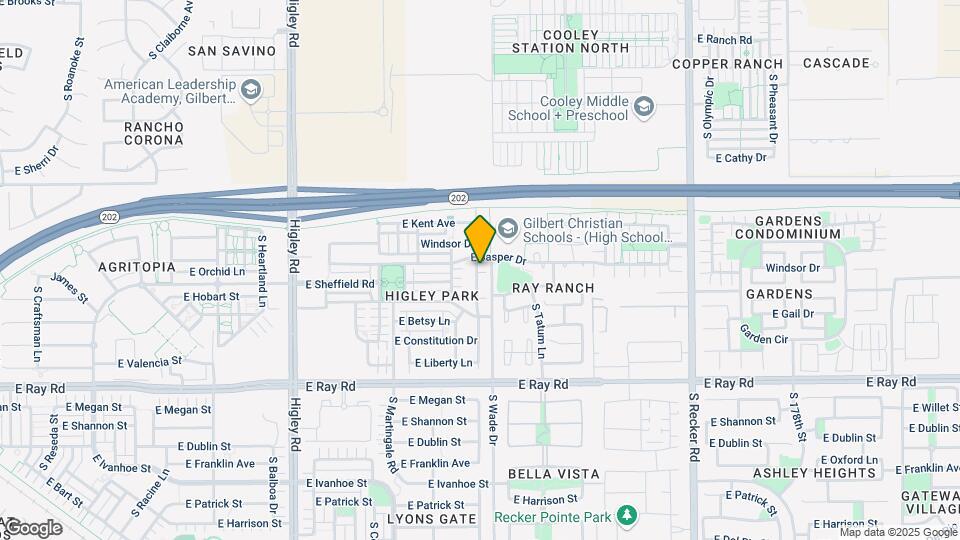 1373 S Ponderosa Dr Map and Location Details