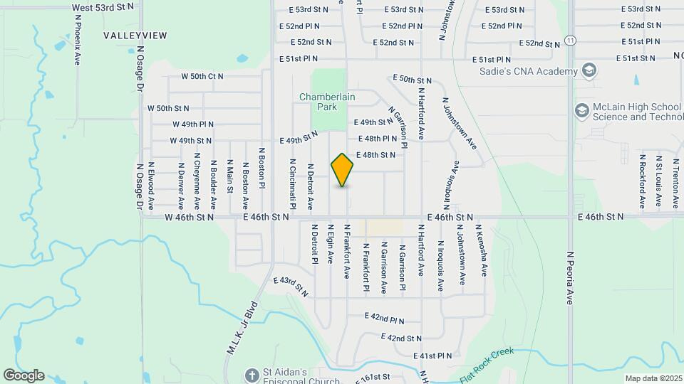 4632 N Frankfort Ave Map and Location Details