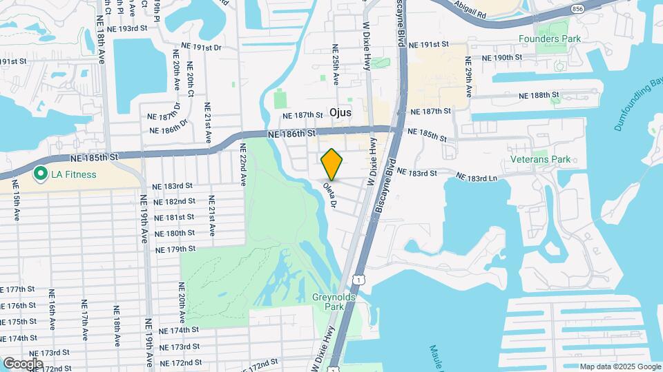 18223 Oleta Dr Map and Location Details