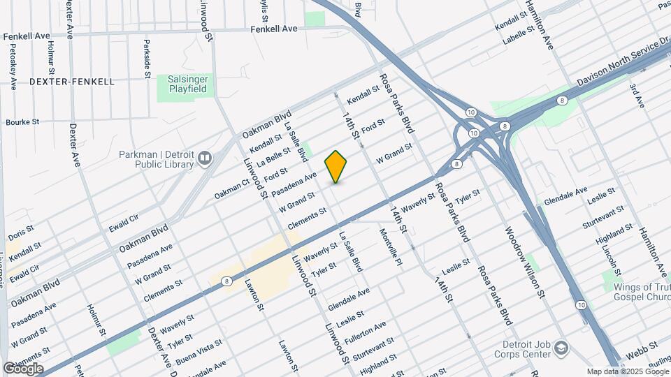 2333 W Grand St Map and Location Details