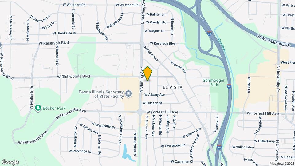 3329 N Stanley St Map and Location Details