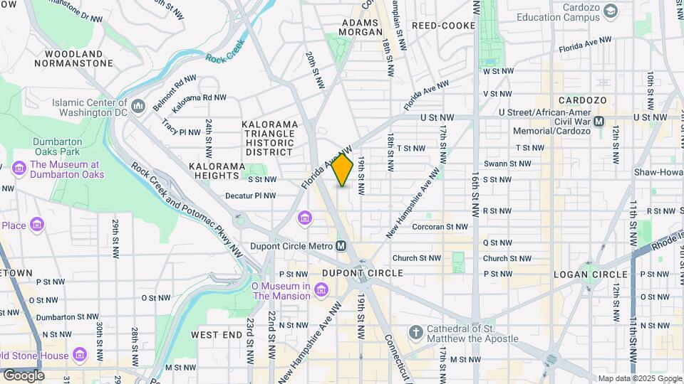 1731 20th St NW Map and Location Details
