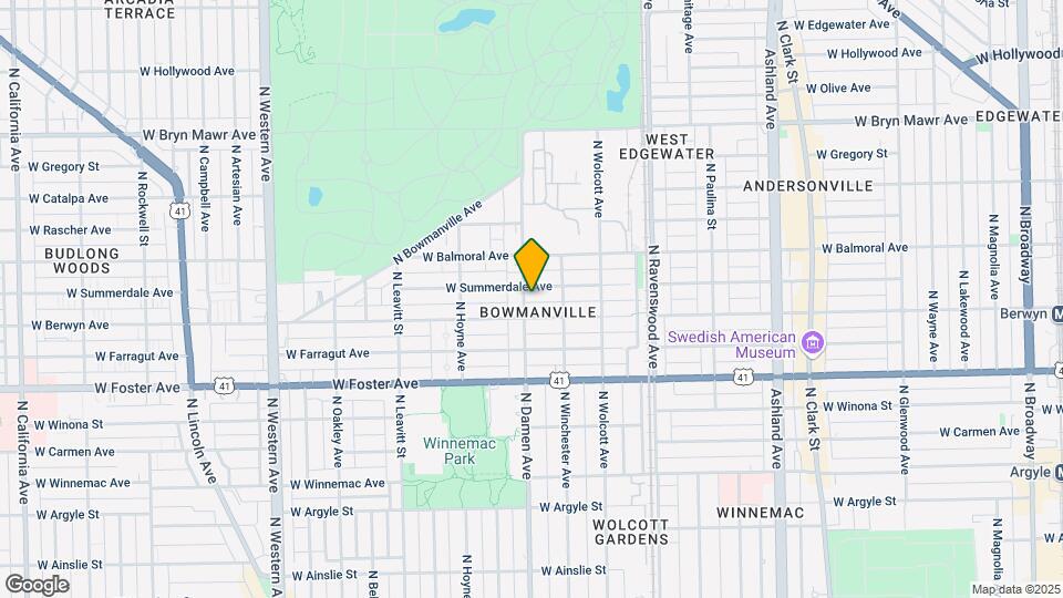 5319 N Damen Ave Map and Location Details