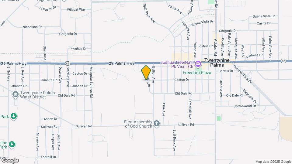 6608 Hillside Ave Map and Location Details