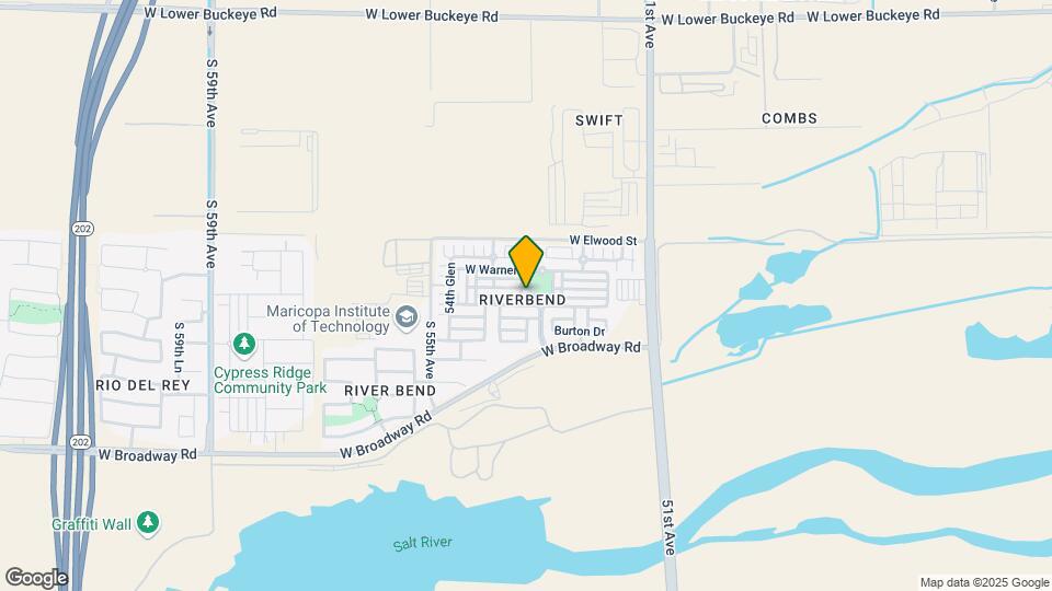 3808 S 53rd Dr Map and Location Details